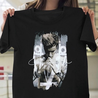 เสื้อยืดคอกลม【COD】 สเปรย์จัสตินบีเบอร์ Justin Bieber พิมพ์ลายกราฟฟิคสไตล์ฮิปฮอปฮิปฮอป COMING CLUB oversizeS-5XL