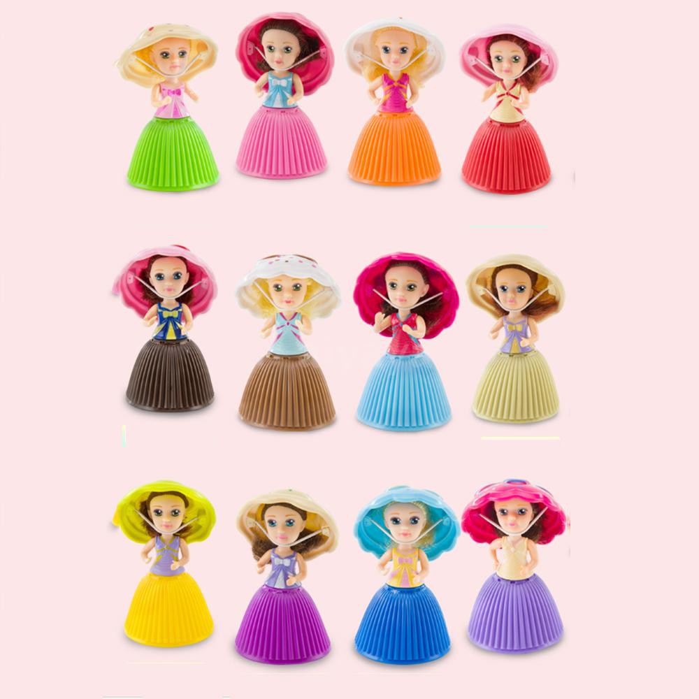 1Pc Lovely Surprise Cupcake Princess Dolls Transformed Scented Cake Girls Toys
