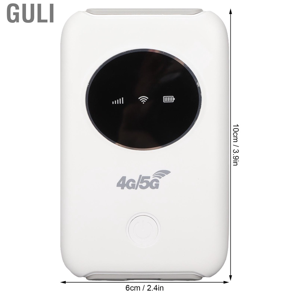 Guli Portable Wifi Device 3200mAh Large Capacity Battery 4G Wireless ...