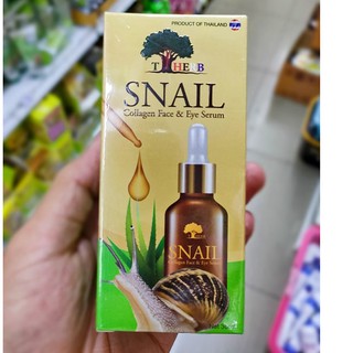 T HERB เซรั่มไทยที่มีหอยทากและคอลลาเจน Snail Collagen Face &amp; Eye Serum