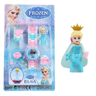 นาฬิกาFrozen LEGO นาฬิกาเอลซ่ามีหุ่นฟิกเกอร์ 3D