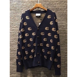 🔥พร้อมส่ง🔥เสื้อแขนยาว กุชชี่ cardigan sweater