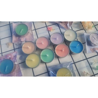 เทียนหอม เทียนหอมทีไลท์ ขนาดทดลอง ของขวัญปัจฉิม Tealight Candle มี8กลิ่น🌈