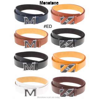 เข็มขัดผู้ชาย เข็มขัดหนังแท้ Monotone Belt