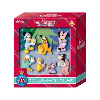 🏰TDR: Mickey &amp; Friends in pajamas Christmas Ornament Model Figure 2020