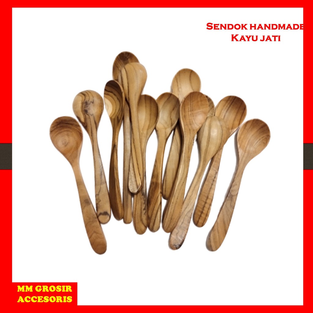 HANDMADE TEAK WOOD TABLESPOONS