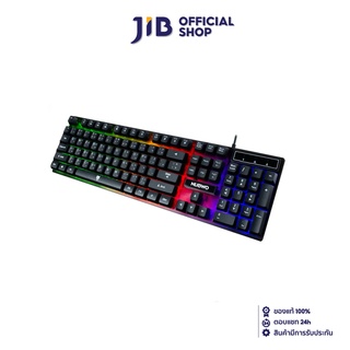 KEYBOARD (คีย์บอร์ด) NUBWO NK-36 MARS (RUBBER DOME) (RAINBOW LED) (EN/TH)