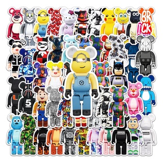 💥พร้อมส่ง💥ลายการ์ตูนอะนิเมะ bearbrick DISNEY Tom&amp;Jerry เซซามีสตรีท กันน้ำ สติ๊กเกอร์ ใช้ซ้ำได้ กระโปรงหลังรถ โทรศัพท์มือ