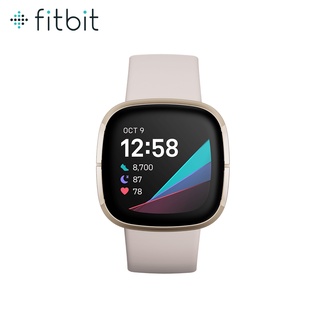 Fitbit Sense สมาร์ทวอทช์สายสุขภาพ รุ่น Sense ฟังก์ชั่นครบครัน มาพร้อมเซนเซอร์ EDA  รับประกันสินค้า 1 ปี