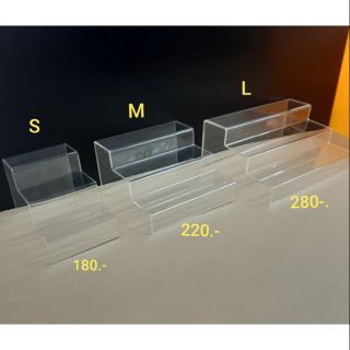 ชั้นวางของอะคริลิคบันได หนา3มิลชั้นวางโมเดล ขนาด S M L