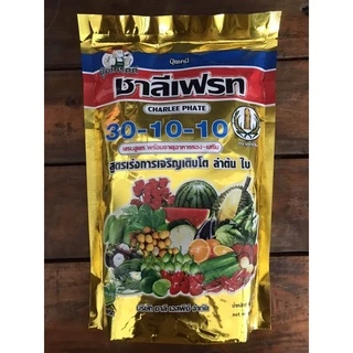 ปุ๋ยเกล็ด ชาลีเฟรท โปร 30-10-10 +MgO+Fe+Zn+Mn+B+Cu+Mo สูตรบำรุงต้นและใบ เร่งการแตกกิ่งก้าน ฟื้นต้นหลังเก็บเกี่ยว (Motto)