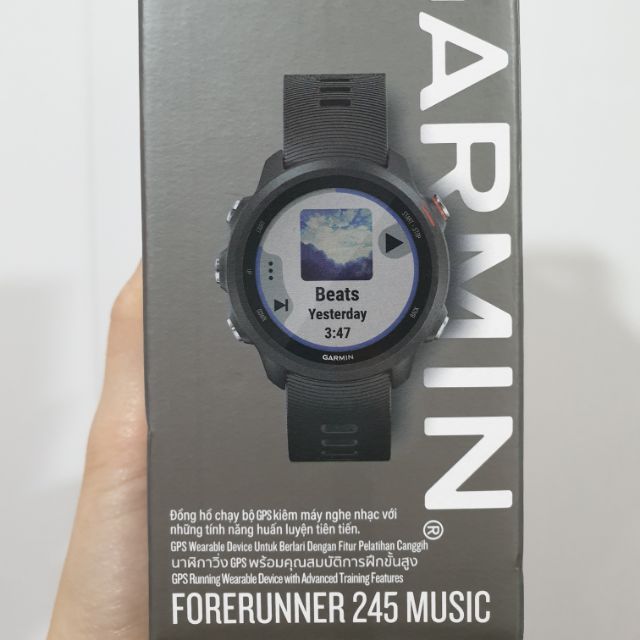 มือสอง!! ศูนย์ไทย GARMIN FORERUNNER 245 MUSIC สีดำ สภาพดีมาก