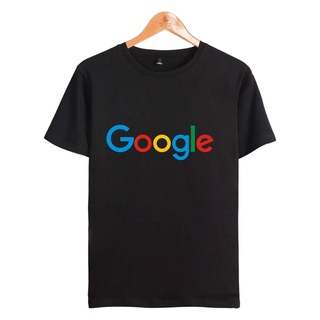 พร้อมส่ง เสื้อยืดลําลอง แขนสั้น คอกลม พิมพ์ลายโลโก้ Google หลากสี แฟชั่นฤดูร้อน สําหรับผู้ชายS-5XL