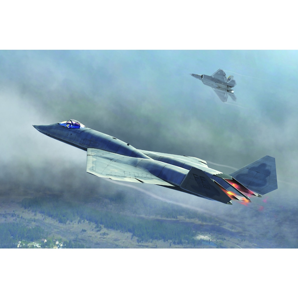 พลาสติก โมเดล ประกอบ HOBBYBOSS สเกล 1/48 USAF YF-23 (81722)