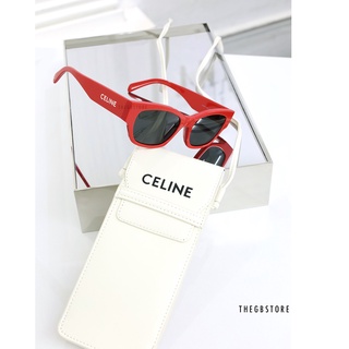 แว่นกันแดด CELINE MONOCHROMS 01 with Bag CL40197U Red  / 100% AUTHENTIC