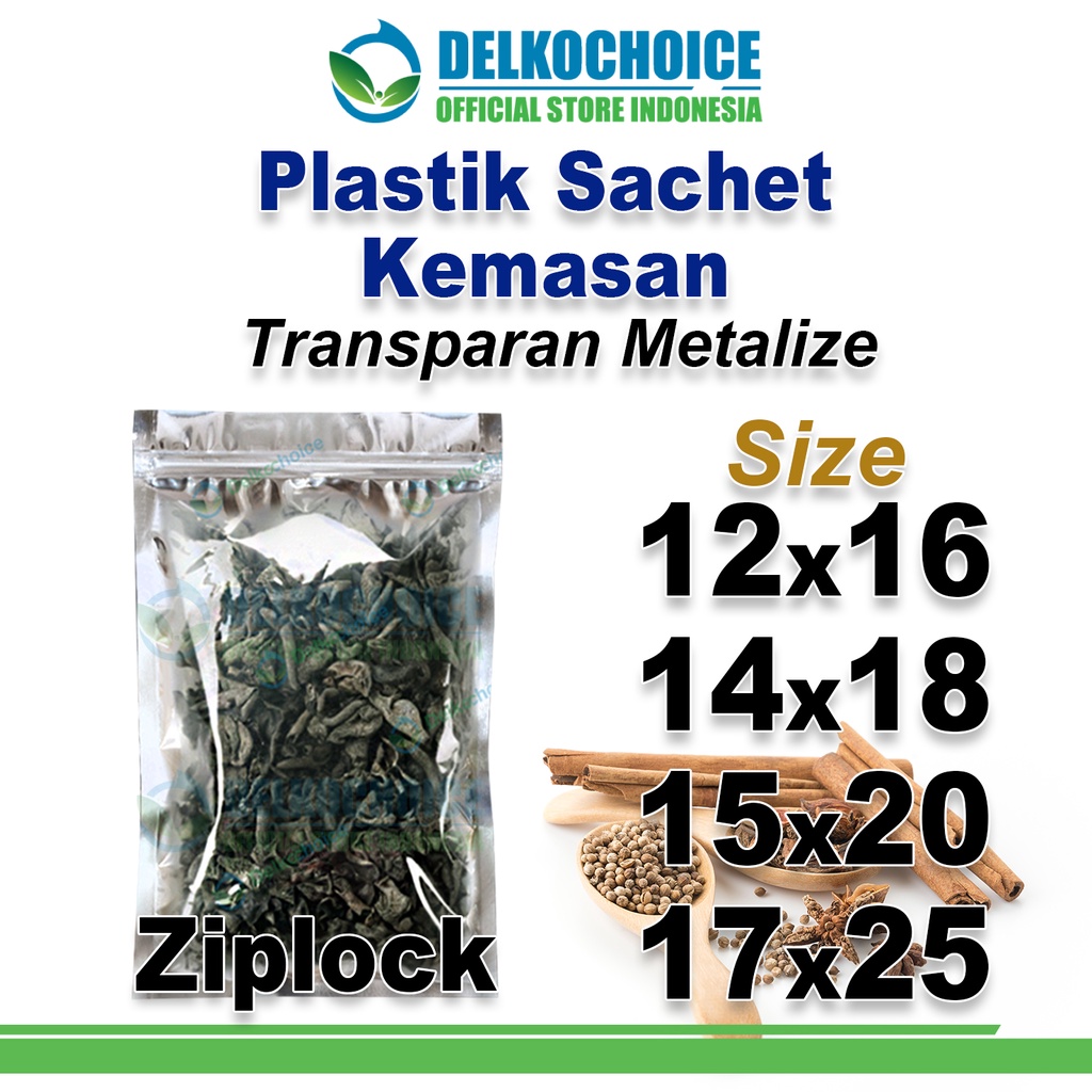 พลาสติก SACHET กระเป๋า TRANSMETZ ZIPLOCK PACKAGING พลาสติกคลิปฟอยล์ ซอง DELKOCHOICE