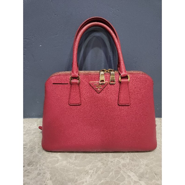 Prada Alma Saffiano Peonia