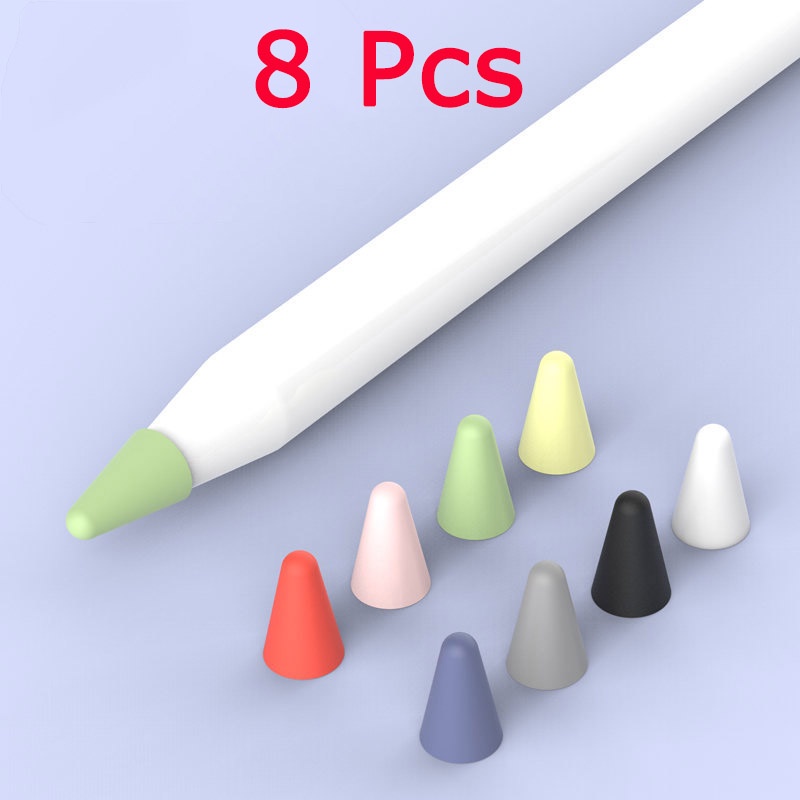 ปากกาซิลิโคน สําหรับ Apple Pencil 1 2 Gen 8 ชิ้น