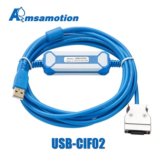 Yy สายเคเบิลดาวน์โหลด USB-CIF02 สําหรับอัพเกรดโปรแกรม Omron CPM1A 2A Series PLC CQM1-CIF02