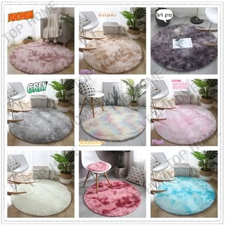 พรม พรมปูพื้นห้อง🥰พรมเช็ดเท้า✨พรมนั่งเล่นสบาย ขนนุ่มคุณภาพดี✅17สีให้เลือก พร้อมส่ง /พรมวงกลม HOT ON SALE