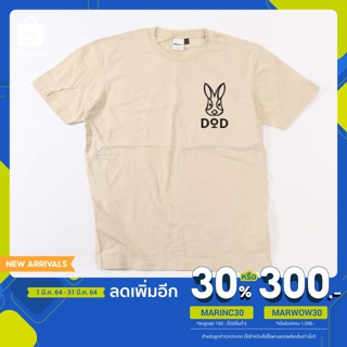 ผ้าฝ้าย 100%เสื้อยืด คอกลม แขนสั้น ใส่สบาย สายแคมปปิ้ง แอดเวนเจอร์ ดีโอดี DOD 001 CAMPING ADVENTURES-3XL