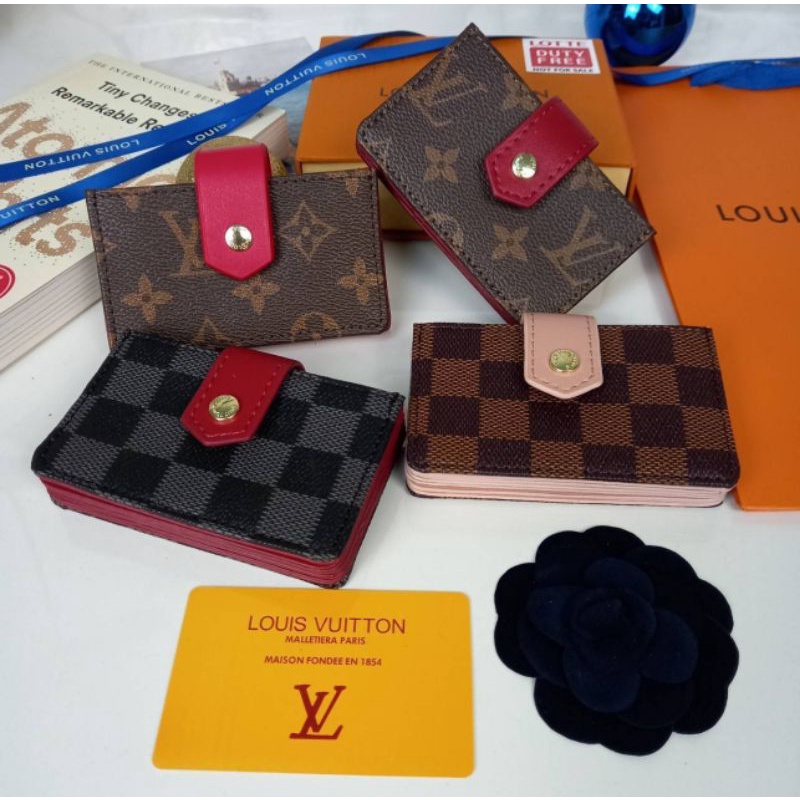 LOUIS VUITTON Monogram Porte Cartes Simple Card Case M61733 LV Auth yk7721  Cloth ref.1007645 - Joli Closet