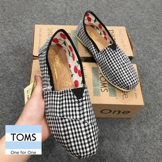 TOMS shoes รองเท้าผ้าใบTomsสำหรับผู้หญิง สวมใส่ง่าย เบาสบาย