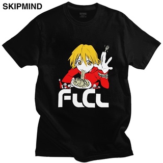 【Sportwear】เสื้อยืดแขนสั้น ผ้าฝ้าย 100% พิมพ์ลายอนิเมะ Fooly Cooly Flcl Haruhara Haruko สไตล์ญี่ปุ่น สําหรับผู้ชาย LHZYS