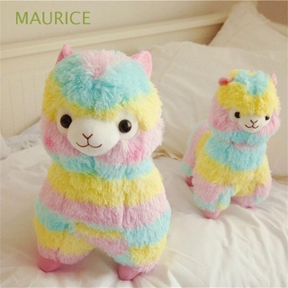 Maurice Kawaii ตุ๊กตาของเล่นการ์ตูน Alpaca หลากสีสัน 25 ซม. สําหรับเด็ก