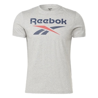 เสื้อยืดแขนสั้น ผ้าฝ้าย พิมพ์ลายโลโก้ REEBOK RI ขนาดใหญ่ แฟชั่นสําหรับผู้ชายS-5XL