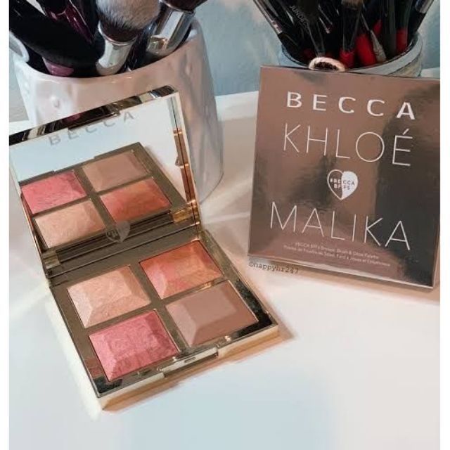 becca bff khloe and malika palette พาเลทเบคก้า ของแท้ 100% จากอเมริกา