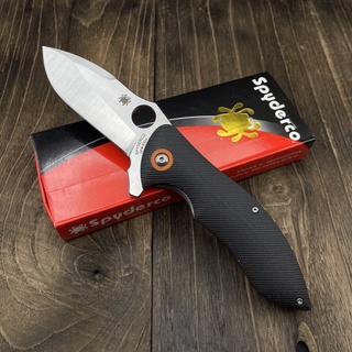 ( 🚚 มีสินค้าพร้อมส่ง 🚚 ) มีดพับ Spyderco สวย ถึกสุดใจ งานดีงามคมกริบ (ถ่ายจากสินค้าจริง)