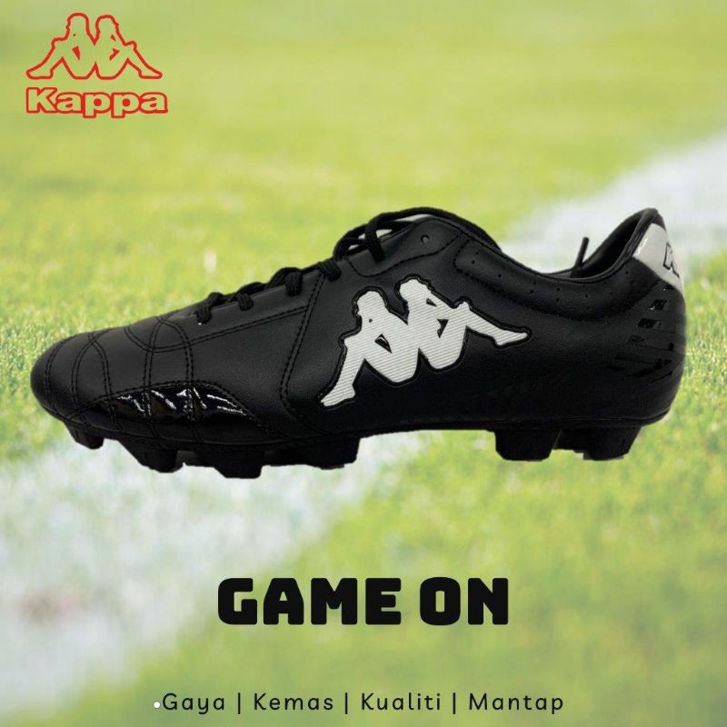 รองเท้าฟุตบอล KAPPA Kasut Bola Sepak KSB-327 สีดํา