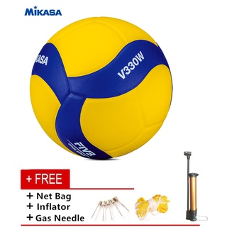 ของแท้ Mikasa V330W ลูกวอลเลย์บอล หนัง PU นิ่ม สําหรับฝึกซ้อมวอลเลย์บอล โอลิมปิก ขนาด 5