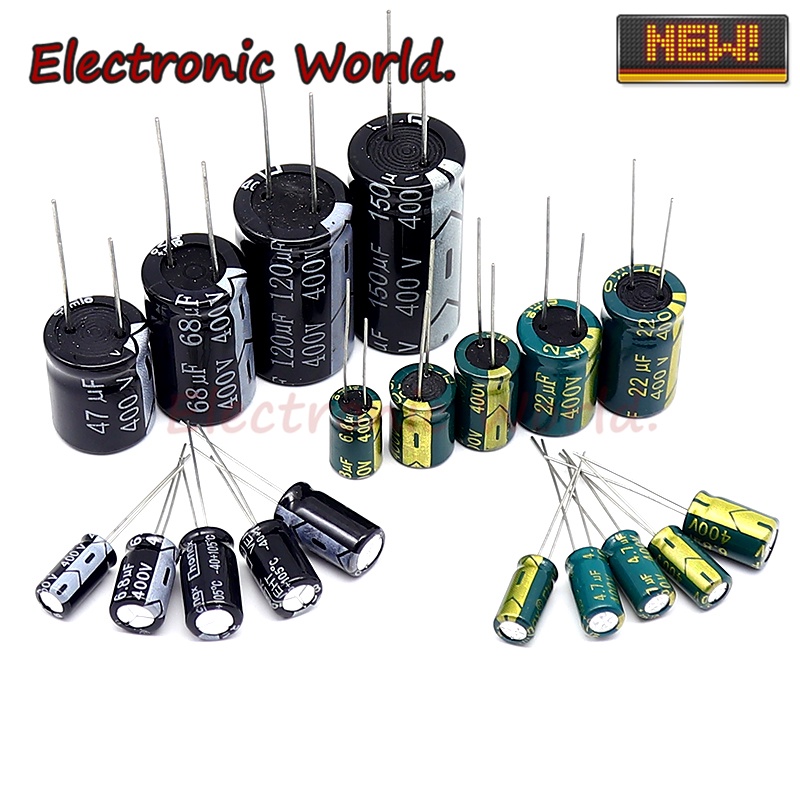 5 ชิ้น/เซ็ต In-line อลูมิเนียม Electrolytic Capacitor 10 V/16 V/25 V/35 V/50 V/63 V 4700UF 6800UF 1,