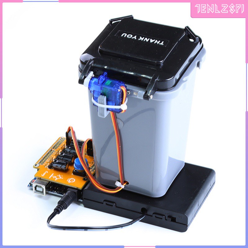Automatic Trash Can Robot Kids Educational Toys Children Programming