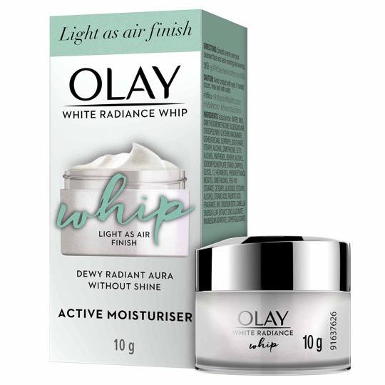 OLAY White Radiance Whip Cream โอเลย์ ไวท์เรเดียน วิป ครีมบำรุงผิวหน้าขาว 10g.