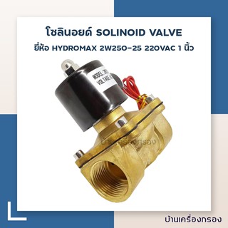 โซลินอยด์ SOLENOID VALVE HYDROMAX 2W250-25  220VAC ขนาด 1 นิ้ว