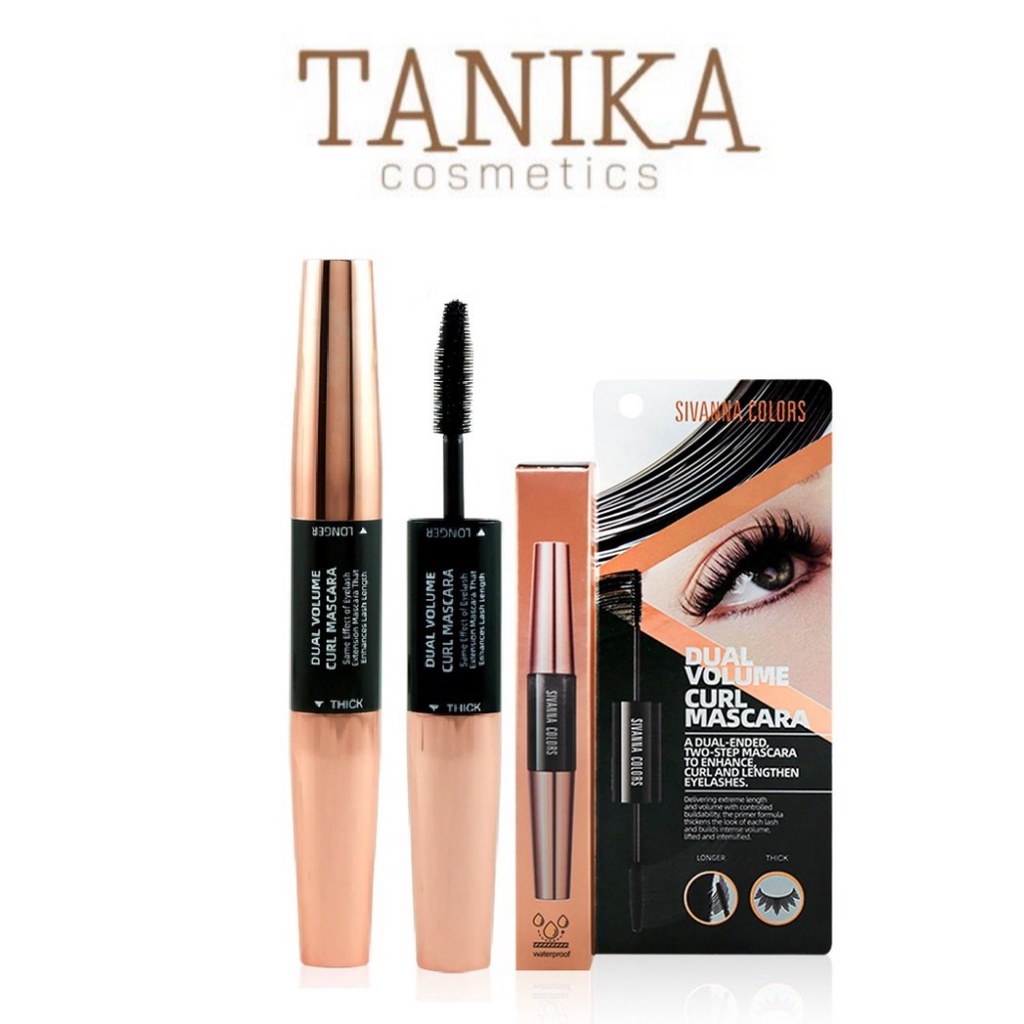 SIVANNA DUAL VOLUME CURE MASCARA HF9020 : ซิวานน่า ดูเอิล วอลุ่ม เคิร์ล มาสคาร่า