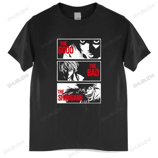 เสื้อยืดผ้าฝ้าย ใหม่ เสื้อยืดคอกลม ผ้าฝ้าย 100% พิมพ์ลาย Death Note ขนาดใหญ่ แฟชั่นฤดูร้อน สําหรับผู้ชาย