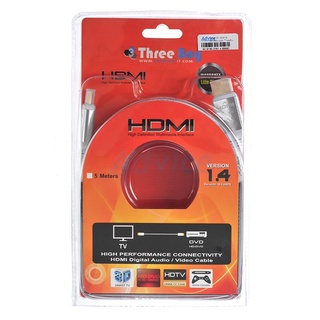 Cable HDMI (V.1.4) M/M (5M) GOLD THREEBOY