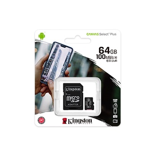 Kingston Micro SD Card เมมโมรี่การ์ด 64gb