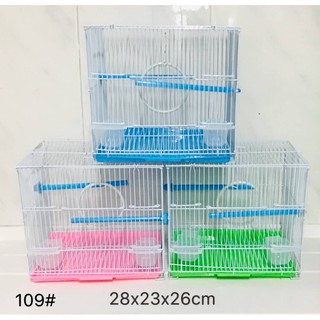 กรงนก กรงชูก้า กรงกระรอก  109#CS.  รวมอุปกรณ์