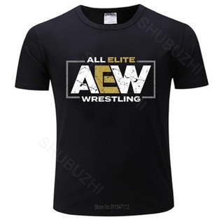 GILDAN 【Clic Fashion】เสื้อยืด ผ้าฝ้าย 100% พิมพ์ลายโลโก้ Elite Aew Wrestling Aew แฟชั่นฤดูร้อน สําหรับผู้ชาย ผู้หญิงSize