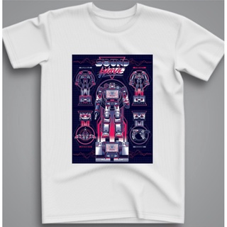 เกาหลีน่ารักเสื้อยืดผ้าฝ้าย007 เสื้อยืดแขนสั้นลายหุ่นยนต์ Transformers -Cobra- Behance TransformersS-4XL