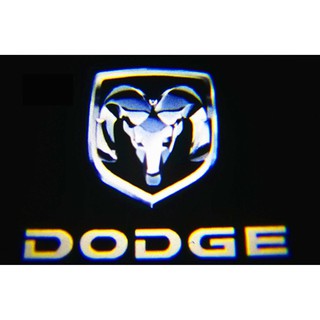 LED ประตูไฟรถยนต์แสงเลเซอร์เงาโลโก้ สำหรับ Dodge Avenger/Charger/Magnum โปรเจคเตอร์ เช็ต2ชิ้น /ติดตั้งง่าย/ Door lights