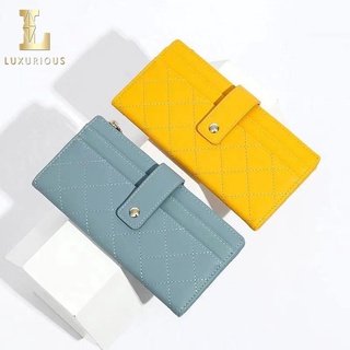 กระเป๋าสตางค์ใบยาว long wallet หนัง PU