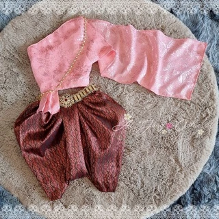 ชุดไทยเด็ก รุ่นแม่พุดตาน ~ AI Jung clothes ชุดไทยเด็ก สไบสำเร็จ ชุดไทยใส่ไปโรงเรียน