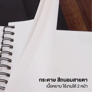 สมุดวาดภาพ สมุดวาดเขียน สมุดสเก็ตภาพ Sketch Pad A5 / A4 / A3 COROT 110g (60 แผ่น)