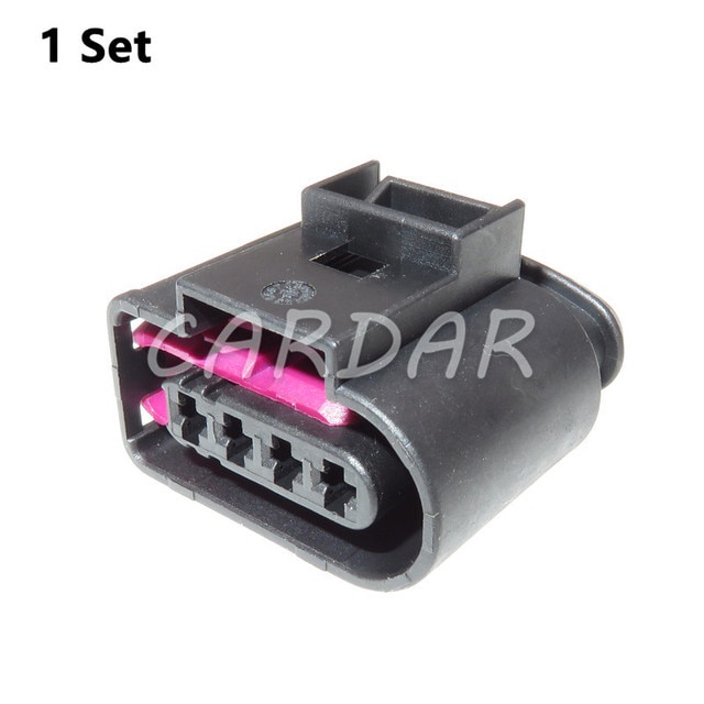 1 ชุด 4 ขา 4D0 973 725 ยานยนต์ Conector สายไฟปลั๊กซ็อกเก็ตสําหรับ VW Audi